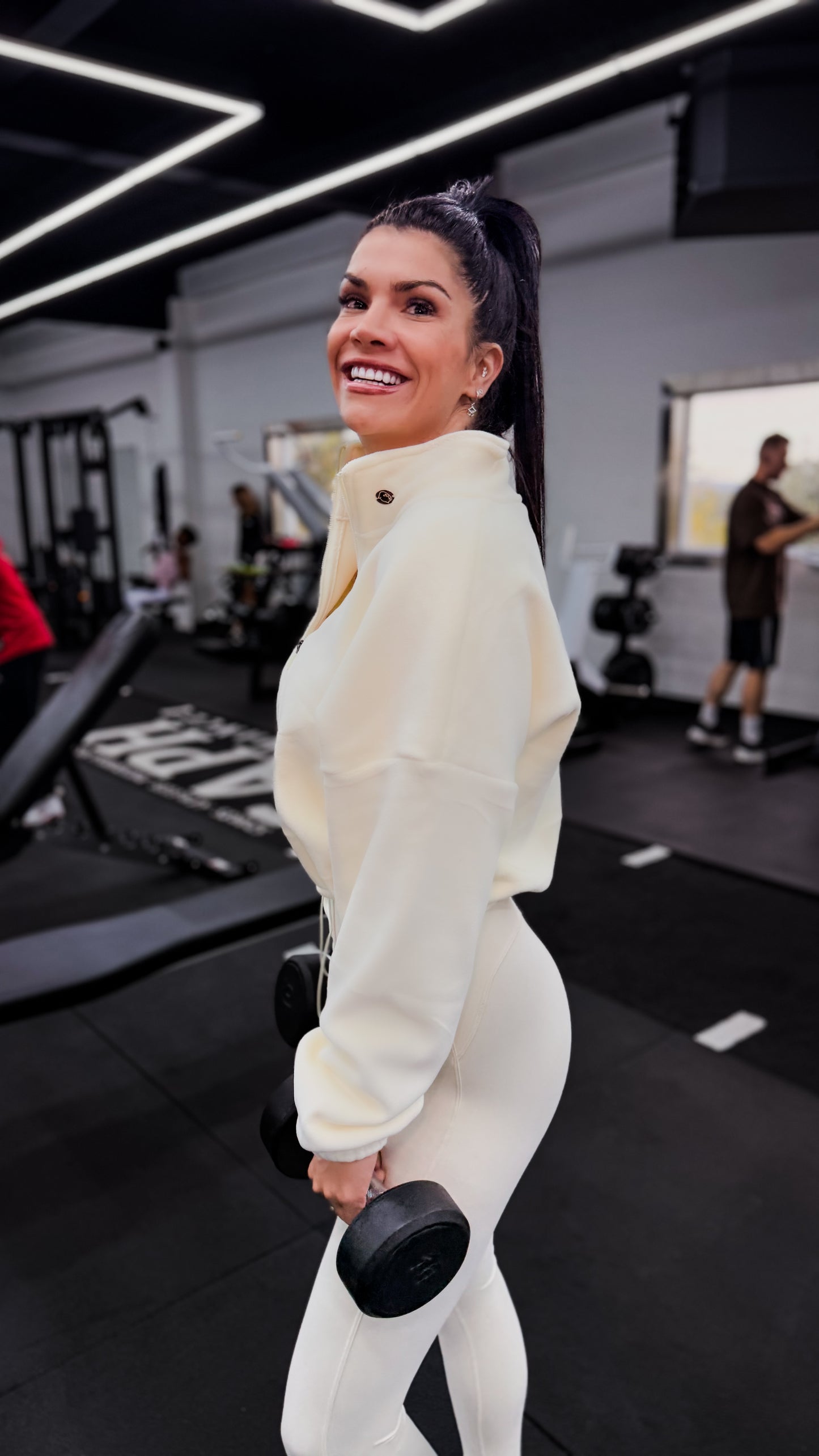 LEXI - Veste bouffante Ivoire