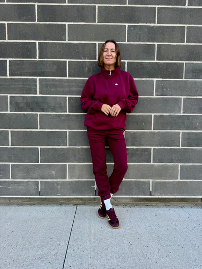 Gab – Jogger Deluxe bourgogne pour femme