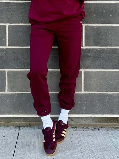 Gab – Jogger Deluxe bourgogne pour femme