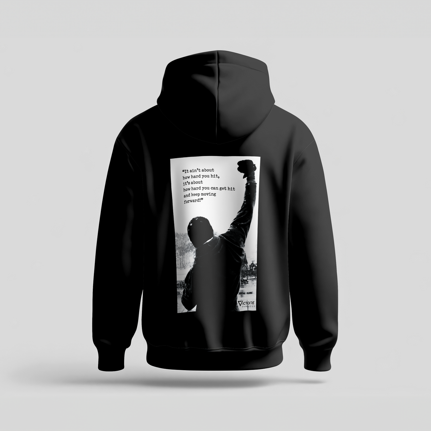 It Ain't About How Hard You Hit, It's About How Hard You Can Get Hit and Keep Moving Forward - Hoodie Premium
