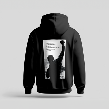 It Ain't About How Hard You Hit, It's About How Hard You Can Get Hit and Keep Moving Forward - Hoodie Premium