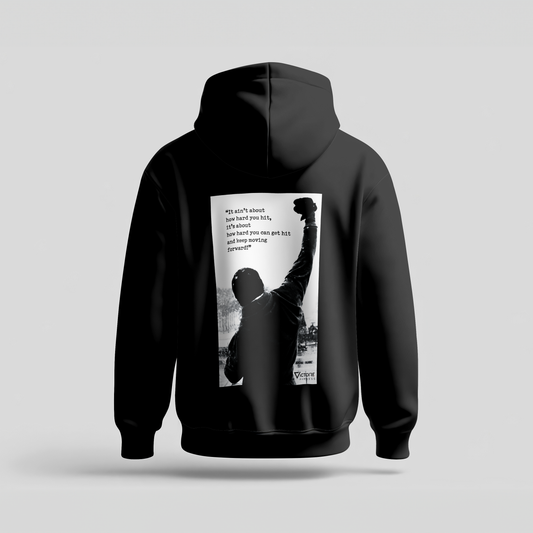 It Ain't About How Hard You Hit, It's About How Hard You Can Get Hit and Keep Moving Forward - Hoodie Premium