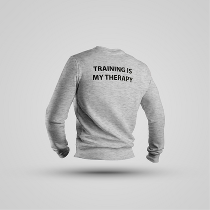 TRAINING IS MY THERAPY - Crewneck Premium