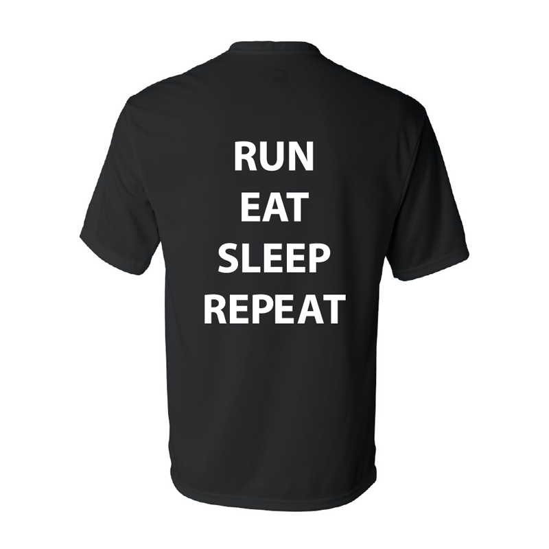 RUN EAT SLEEP REPEAT - T-Shirt Dri-FIT Tech
