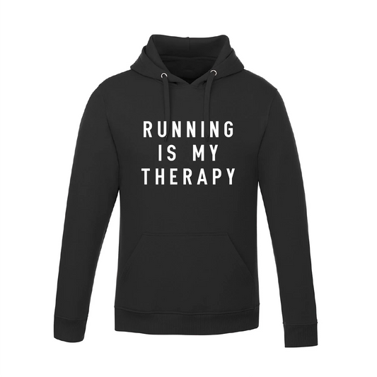 RUNNING IS MY THERAPY - Hoodie Premium