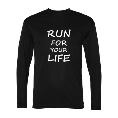 RUN FOR YOUR LIFE - T-Shirt Manche Longue Dri-FIT Tech