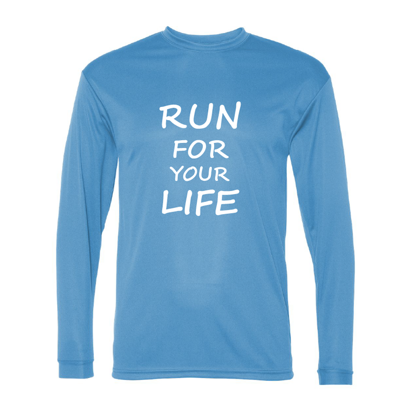 RUN FOR YOUR LIFE - T-Shirt Manche Longue Dri-FIT Tech