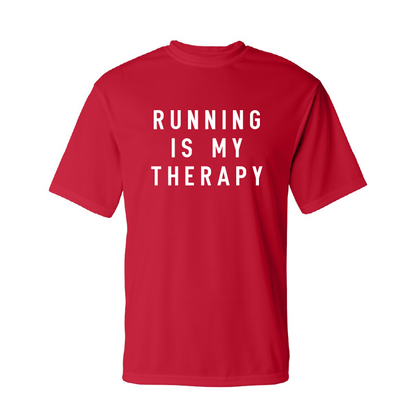 RUNNING IS MY THERAPY - T-Shirt Dri-FIT Tech