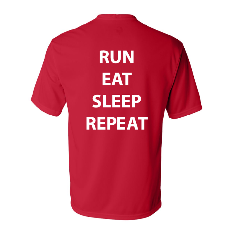 RUN EAT SLEEP REPEAT - T-Shirt Dri-FIT Tech