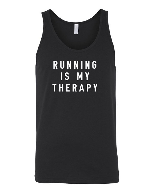 RUNNING IS MY THERAPY - Tank Top