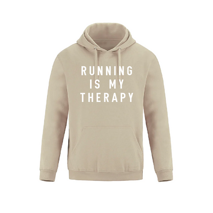 RUNNING IS MY THERAPY - Hoodie Premium