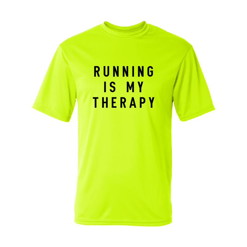 RUNNING IS MY THERAPY - T-Shirt Dri-FIT Tech