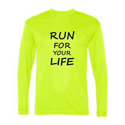 RUN FOR YOUR LIFE - T-Shirt Manche Longue Dri-FIT Tech